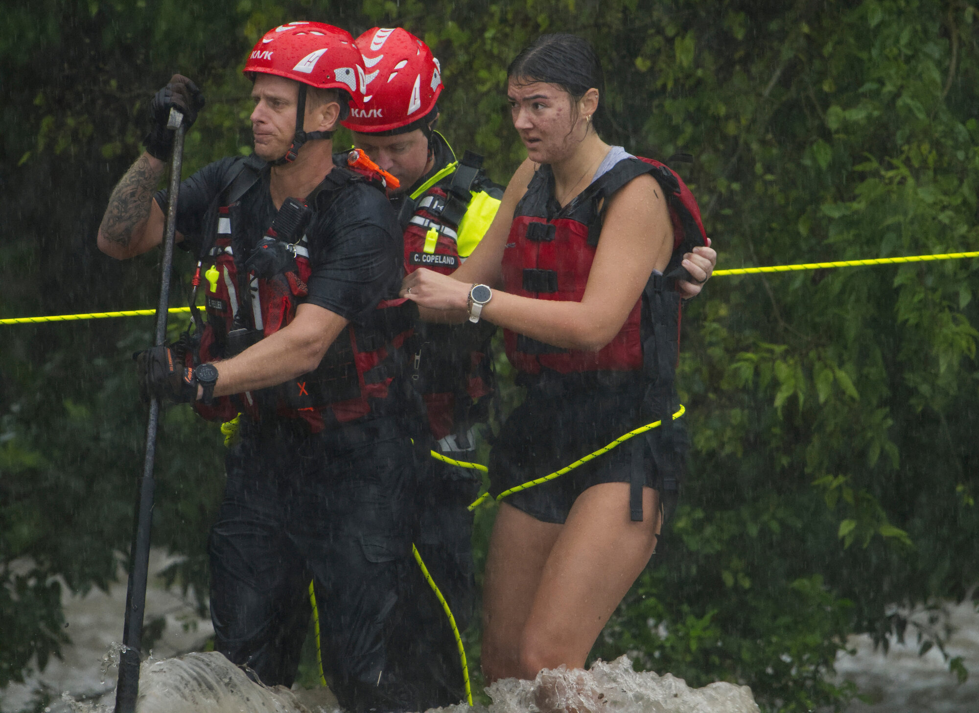 Flooding forces evacuations in parts of South Texas as slow-moving